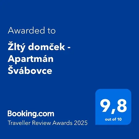 žltý Domček - švábovce Prázdninový dům Svabovce